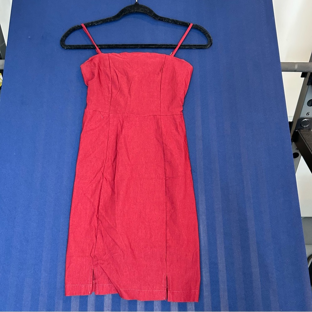 altar'd state Women's Vibrant Red Mini Dress Size‎ Small